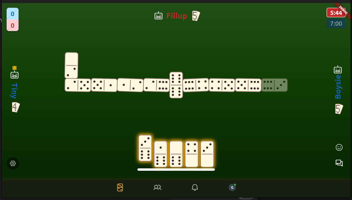 Domino game screenshot